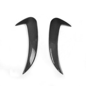 CT CARBON Rear Canards MERCEDES W205 C63 & C43 SALOON REAR BUMPER CARBON FIBRE CANARDS
