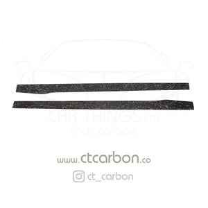 CT CARBON Side Skirts MERCEDES C63/C63S W205 COUPE & SALOON FORGED CARBON FIBRE SIDE SKIRTS - D STYLE