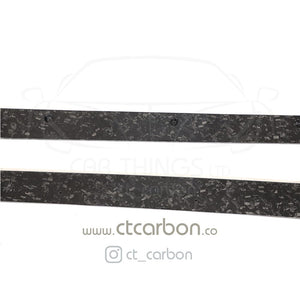 CT CARBON Side Skirts MERCEDES C63/C63S W205 COUPE & SALOON FORGED CARBON FIBRE SIDE SKIRTS - D STYLE