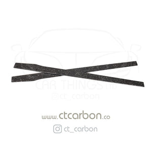CT CARBON Side Skirts MERCEDES C63/C63S W205 COUPE & SALOON FORGED CARBON FIBRE SIDE SKIRTS - D STYLE