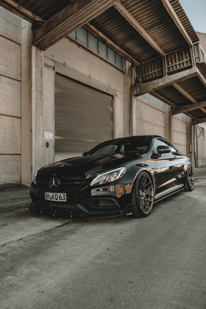 CT CARBON Side Skirts MERCEDES C63/C63S W205 COUPE & SALOON FORGED CARBON FIBRE SIDE SKIRTS - D STYLE