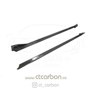 CT CARBON Side Skirts TOYOTA SUPRA A90 CARBON FIBRE SIDE SKIRTS - CT CARBON