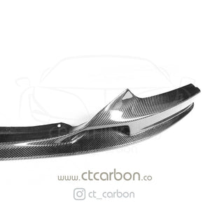 CT CARBON Splitter BMW 2 SERIES F22 & F23 M SPORT CARBON FRONT LIP SPLITTER - OEM + CT DESIGN