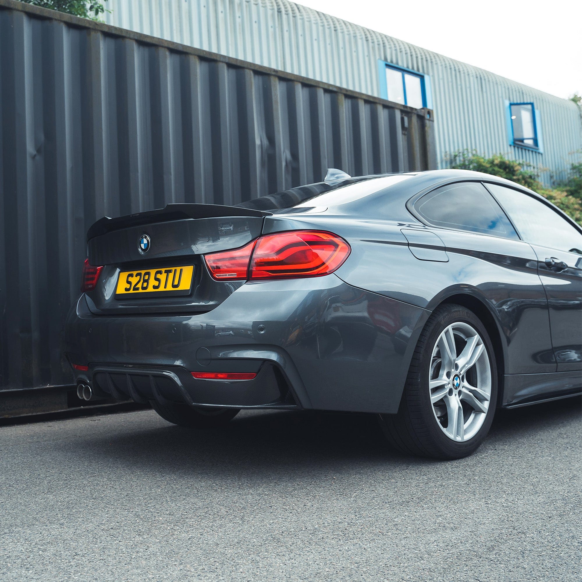 CT CARBON Splitter BMW F32 4 SERIES COUPE FULL CARBON FIBRE KIT - MP STYLE