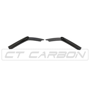 CT CARBON Splitter BMW M3/M4 (F80 F82 F83) CARBON FIBRE REAR BUMPER CORNERS