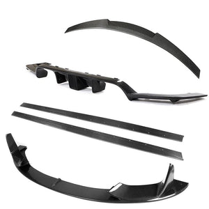 CT CARBON Splitter BMW M4 (F82) COUPE FULL CARBON FIBRE KIT - DTM