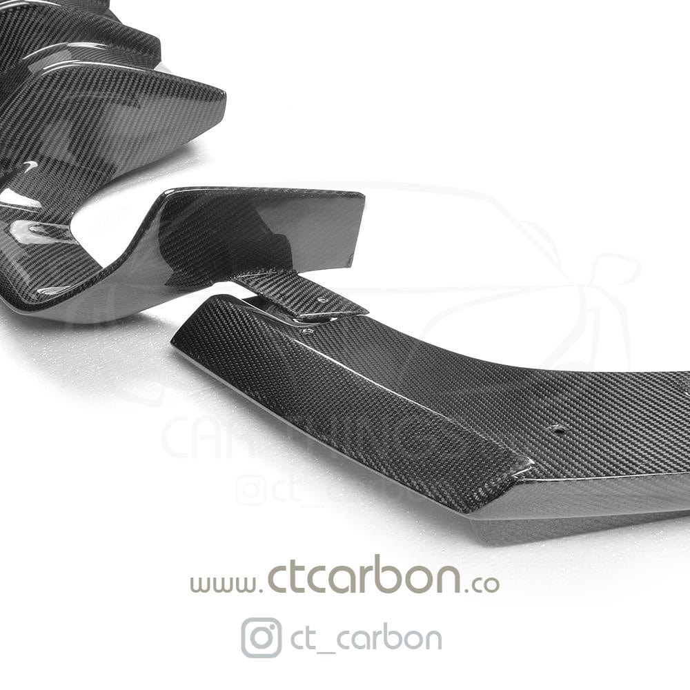 CT CARBON Splitter BMW M4 (F82) COUPE FULL CARBON FIBRE KIT - V STYLE