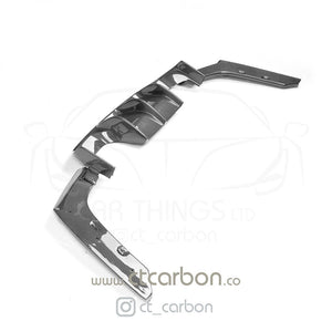 CT CARBON Splitter BMW M4 (F82) COUPE FULL CARBON FIBRE KIT - V STYLE