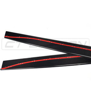 CT CARBON Splitter BMW M4 (F82) COUPE FULL CARBON FIBRE KIT - V1