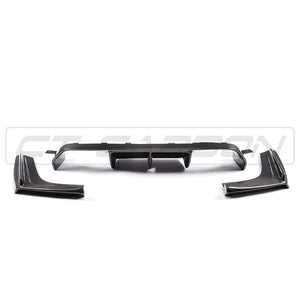 CT CARBON Splitter BMW M4 (F82) COUPE FULL CARBON FIBRE KIT - V1