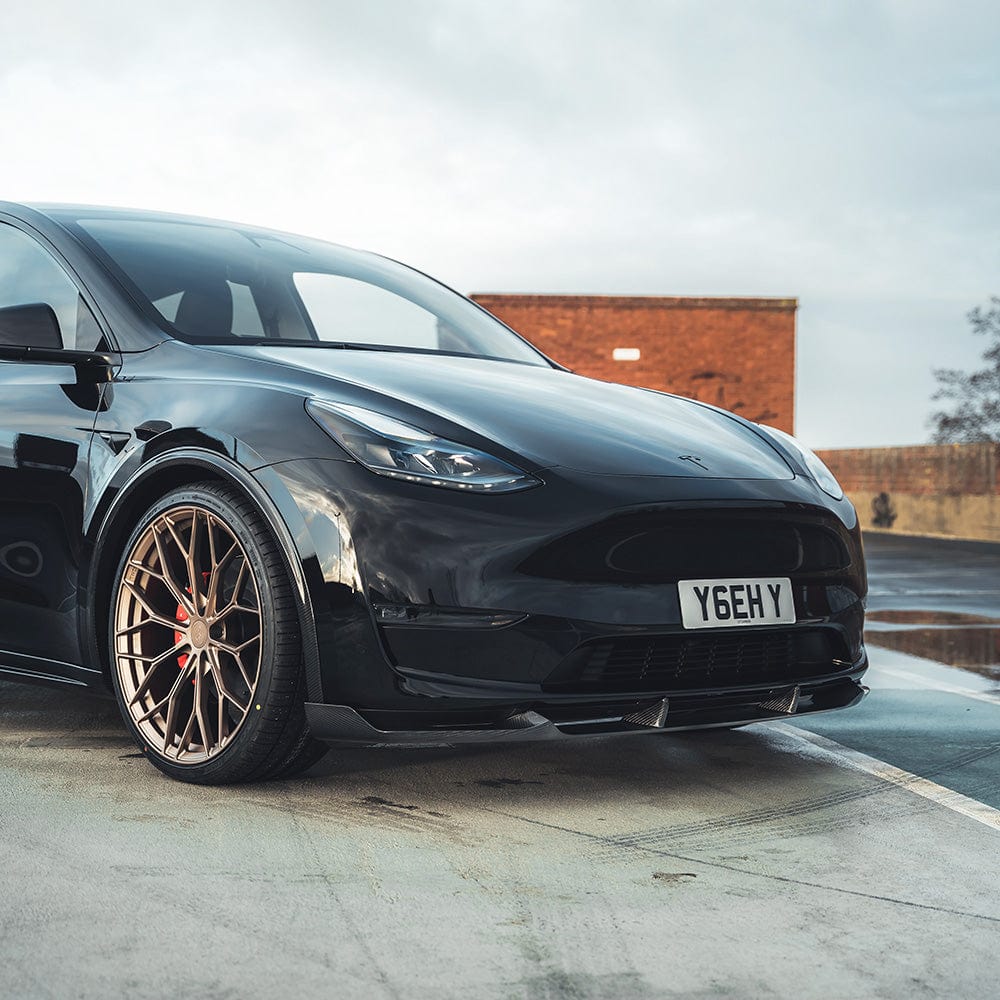 CT CARBON Splitter TESLA MODEL Y CARBON FIBRE SPLITTER