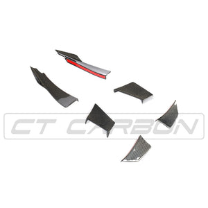CT CARBON Vehicles & Parts BMW M3/M4 F80/F82/F83 CARBON FIBRE CANARD FINS - MA STYLE