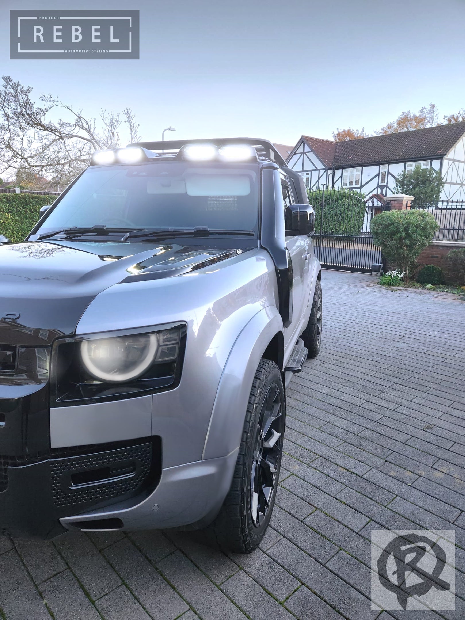 Defender L663 Wide Wheel Arch Kit 90/110 - Gloss Black
