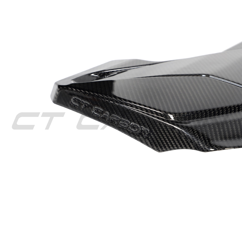 AUDI RS3 8Y 2020+ CARBON FIBRE ENGINE COVER-Accessories-CT CARBON-CT Carbon - High-quality carbon fiber and gloss black aerodynamic parts for premium sports and luxury vehicles.