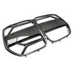 BMW 4 SERIES 2020+ G22/G23 CARBON FIBRE CSL GRILLE - WITH ACC-Grille-CT CARBON-CT Carbon - High-quality carbon fiber and gloss black aerodynamic parts for premium sports and luxury vehicles.