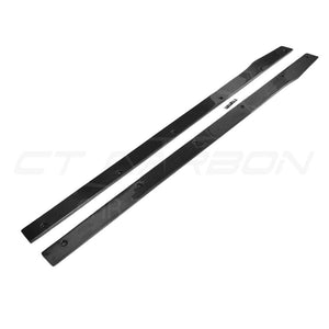 MERCEDES W205 C63 & C63S COUPE 2DR & SALOON 4DR CARBON SIDE SKIRTS V1