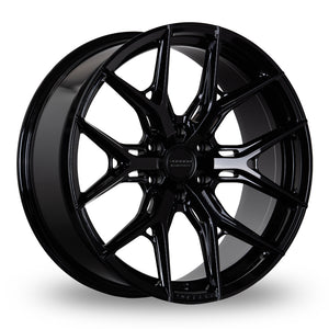 Vossen HF6-4 (8.5x18) (Mid Concave) Gloss Black