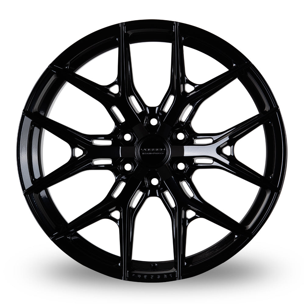Vossen HF6-4 (8.5x17) (Mid Concave) Gloss Black