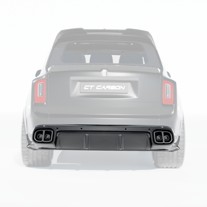 ROLLS ROYCE CULLINAN CARBON FIBRE DIFFUSER AND TIPS - CT DESIGN