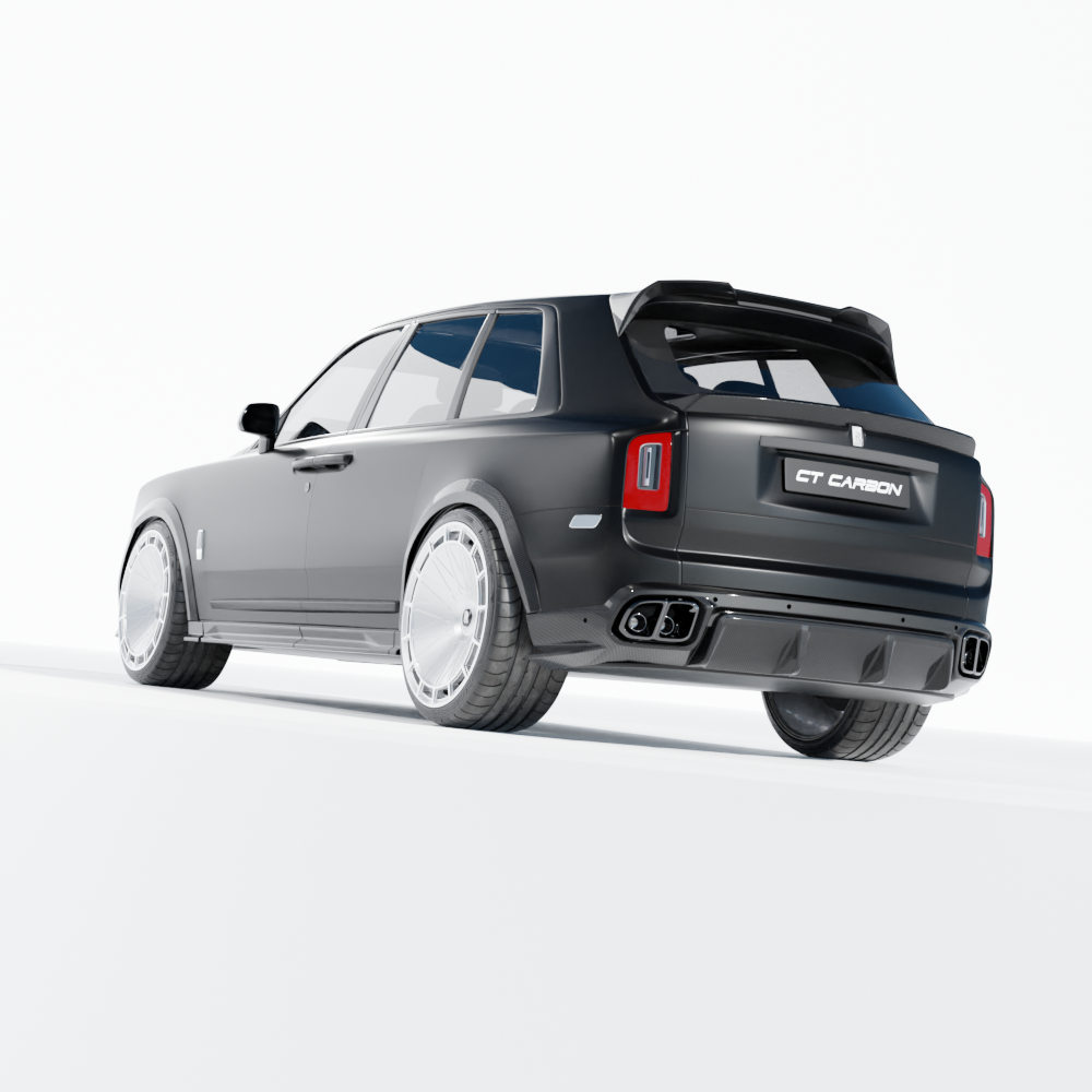 ROLLS ROYCE CULLINAN CARBON FIBRE DIFFUSER AND TIPS - CT DESIGN