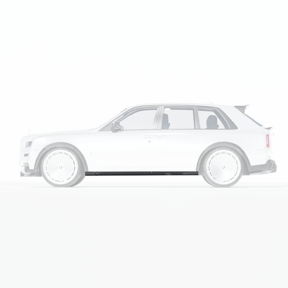 ROLLS ROYCE CULLINAN CARBON FIBRE SIDE SKIRTS - CT DESIGN