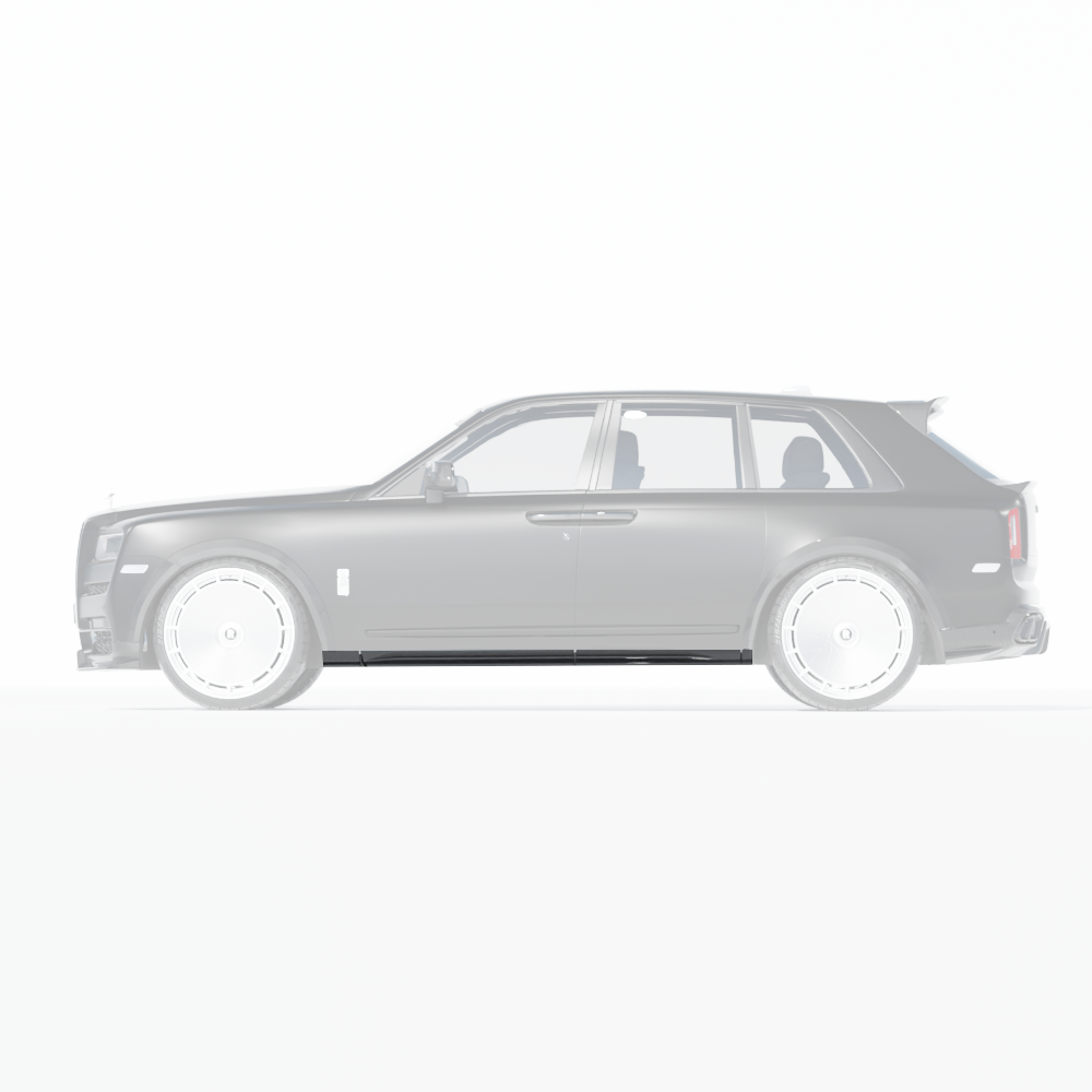ROLLS ROYCE CULLINAN CARBON FIBRE SIDE SKIRTS - CT DESIGN