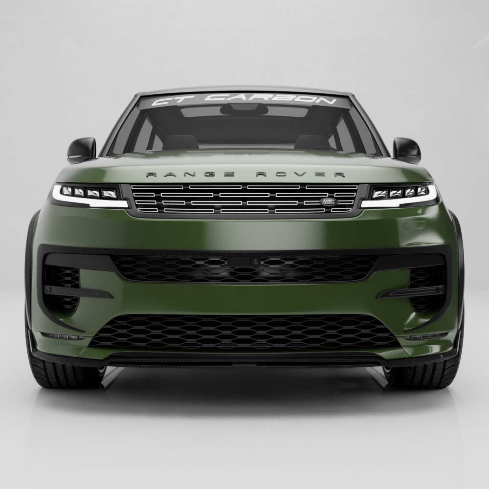 RANGE ROVER SPORT L461 2023+ CARBON FIBRE FRONT BUMPER TRIM - CT DESIGN