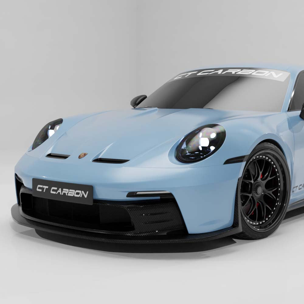 PORSCHE 911 992.1 GT3 & GT3 TOURING 2022-2024 CARBON FIBRE FRONT INTAKE PANEL - CT DESIGN