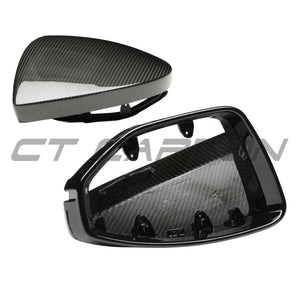 AUDI A6/S6/RS6 C8 2015-2025 DRY CARBON FIBRE MIRRORS - LHD