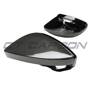 AUDI A6/S6/RS6 C8 2015-2025 CARBON FIBRE MIRRORS WITH LANE ASSIST - LHD