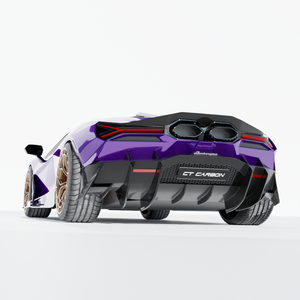 LAMBORGHINI REVUELTO CARBON FIBRE REAR DIFFUSER - CT DESIGN-Diffuser-CT CARBON-CT Carbon - High-quality carbon fiber and gloss black aerodynamic parts for premium sports and luxury vehicles.