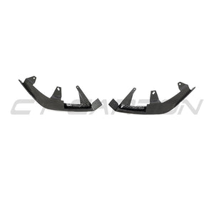 BMW 5 SERIES & i5 G60/G61 2024+ CARBON FIBRE SPLITTER-Splitter-CT CARBON-CT Carbon - High-quality carbon fiber and gloss black aerodynamic parts for premium sports and luxury vehicles.
