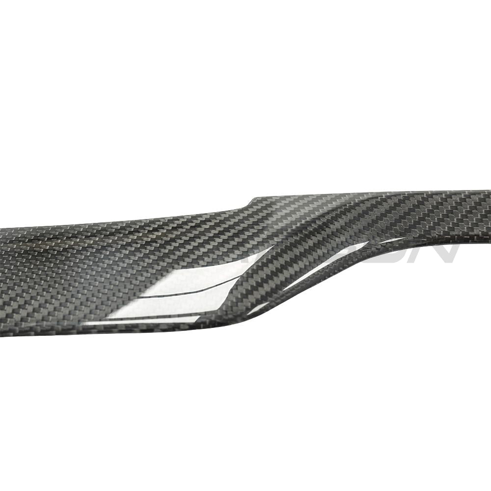TESLA MODEL S 2021+ CARBON FIBRE DASHBOARD TRIM STICK ON-Accessories-CT CARBON-CT Carbon - High-quality carbon fiber and gloss black aerodynamic parts for premium sports and luxury vehicles.