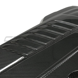 TOYOTA SUPRA A90 3.0T B58 CARBON FIBRE ENGINE COVER-Accessories-CT CARBON-CT Carbon - High-quality carbon fiber and gloss black aerodynamic parts for premium sports and luxury vehicles.