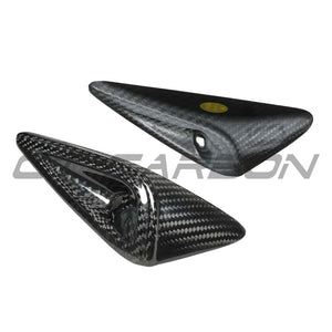 TESLA MODEL Y 2025+ FACELIFT DRY CARBON FIBRE SIDE CAMERA COVER - V1