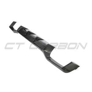 BMW G02 X4 & F98 X4M LCI 2022-2025 CARBON FIBRE DIFFUSER-Diffuser-CT CARBON-CT Carbon - High-quality carbon fiber and gloss black aerodynamic parts for premium sports and luxury vehicles.