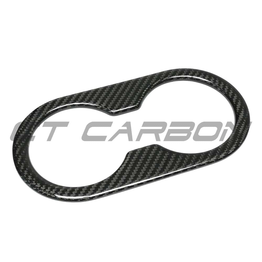 TESLA MODEL Y 2025+ FACELIFT CARBON FIBRE CUP HOLDER COVER