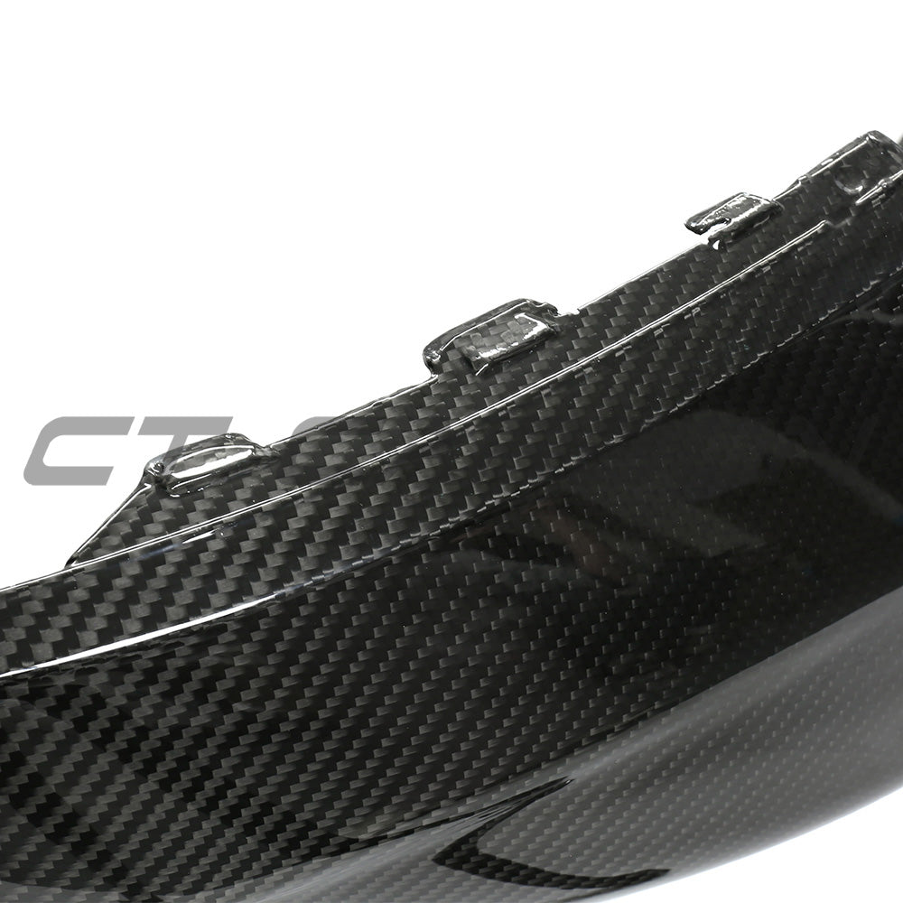 BMW F87 M2/M2C CARBON PRE-PREG FIBRE REAR BUMPER-Bumper-CT CARBON-CT Carbon - High-quality carbon fiber and gloss black aerodynamic parts for premium sports and luxury vehicles.