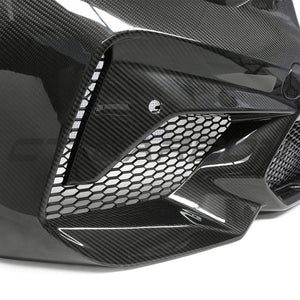 BMW F87 M2C CARBON PRE-PREG FIBRE FRONT BUMPER-Bumper-CT CARBON-CT Carbon - High-quality carbon fiber and gloss black aerodynamic parts for premium sports and luxury vehicles.