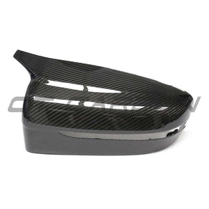 BMW G42 2 SERIES 2022+ RHD DRY CARBON MIRROR COVER REPLACEMENTS - V2
