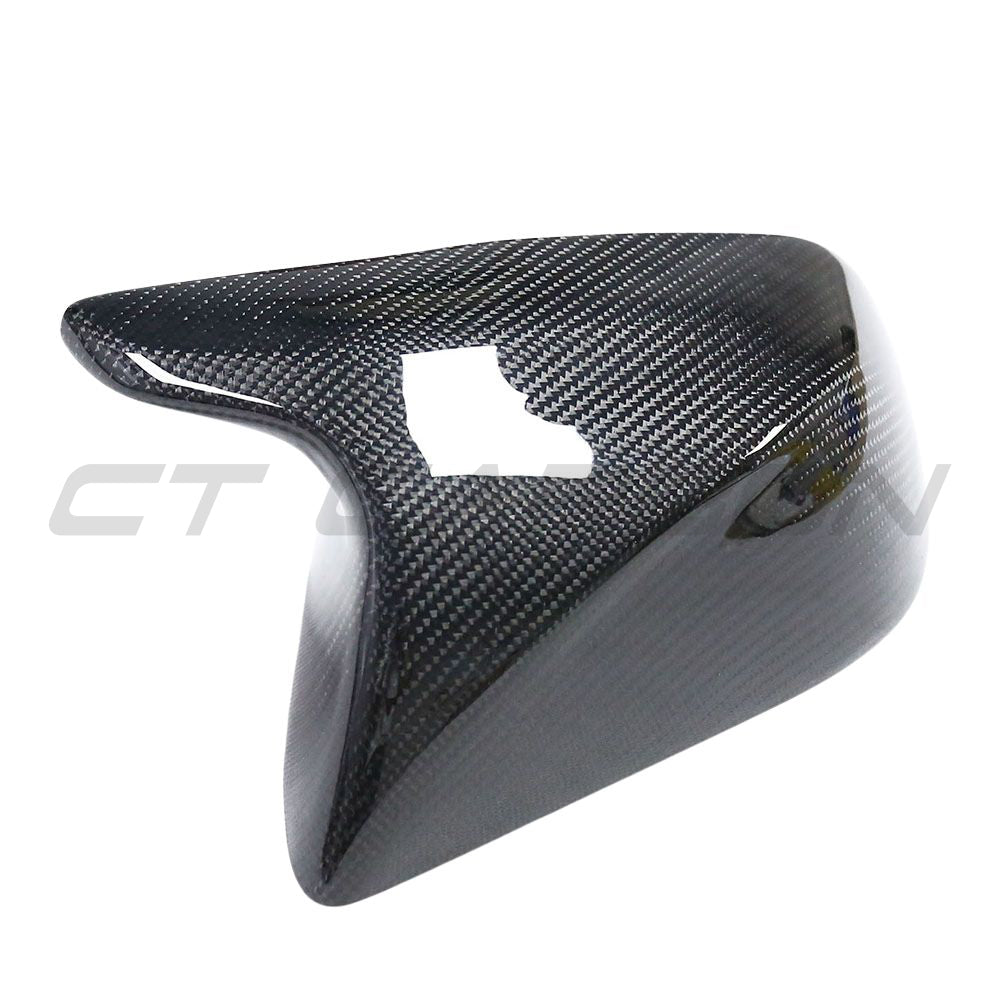 TESLA MODEL 3 2017-2023 CARBON FIBRE MIRRORS - V2-Accessories-CT CARBON-CT Carbon - High-quality carbon fiber and gloss black aerodynamic parts for premium sports and luxury vehicles.