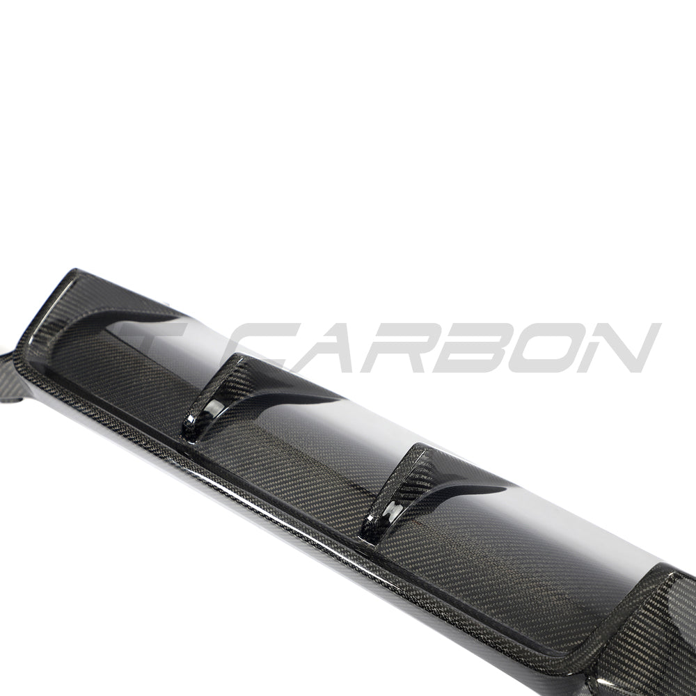 BMW G02 X4 & F98 X4M LCI 2022-2025 CARBON FIBRE DIFFUSER-Diffuser-CT CARBON-CT Carbon - High-quality carbon fiber and gloss black aerodynamic parts for premium sports and luxury vehicles.