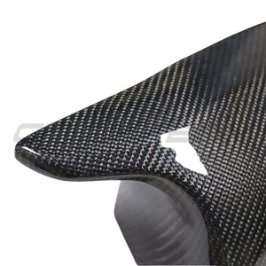 TESLA MODEL 3 2017-2023 CARBON FIBRE MIRRORS - V2-Accessories-CT CARBON-CT Carbon - High-quality carbon fiber and gloss black aerodynamic parts for premium sports and luxury vehicles.