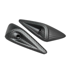 TESLA MODEL Y 2025+ FACELIFT DRY CARBON FIBRE MATTE SIDE CAMERA COVER - V1