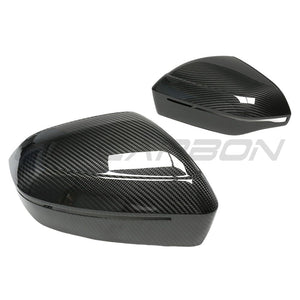 BMW M5 G90, 5 SERIES & i5 M60 G60 PRE-PREG CARBON FIBRE MIRRORS V2 - LHD-Accessories-CT CARBON-CT Carbon - High-quality carbon fiber and gloss black aerodynamic parts for premium sports and luxury vehicles.