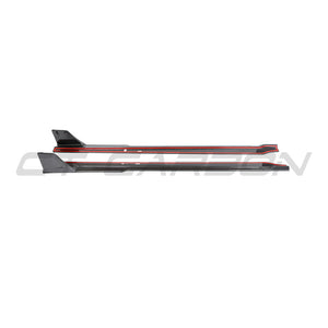 BMW G87 M2 2023+ CARBON FIBRE SIDE SKIRTS - V3
