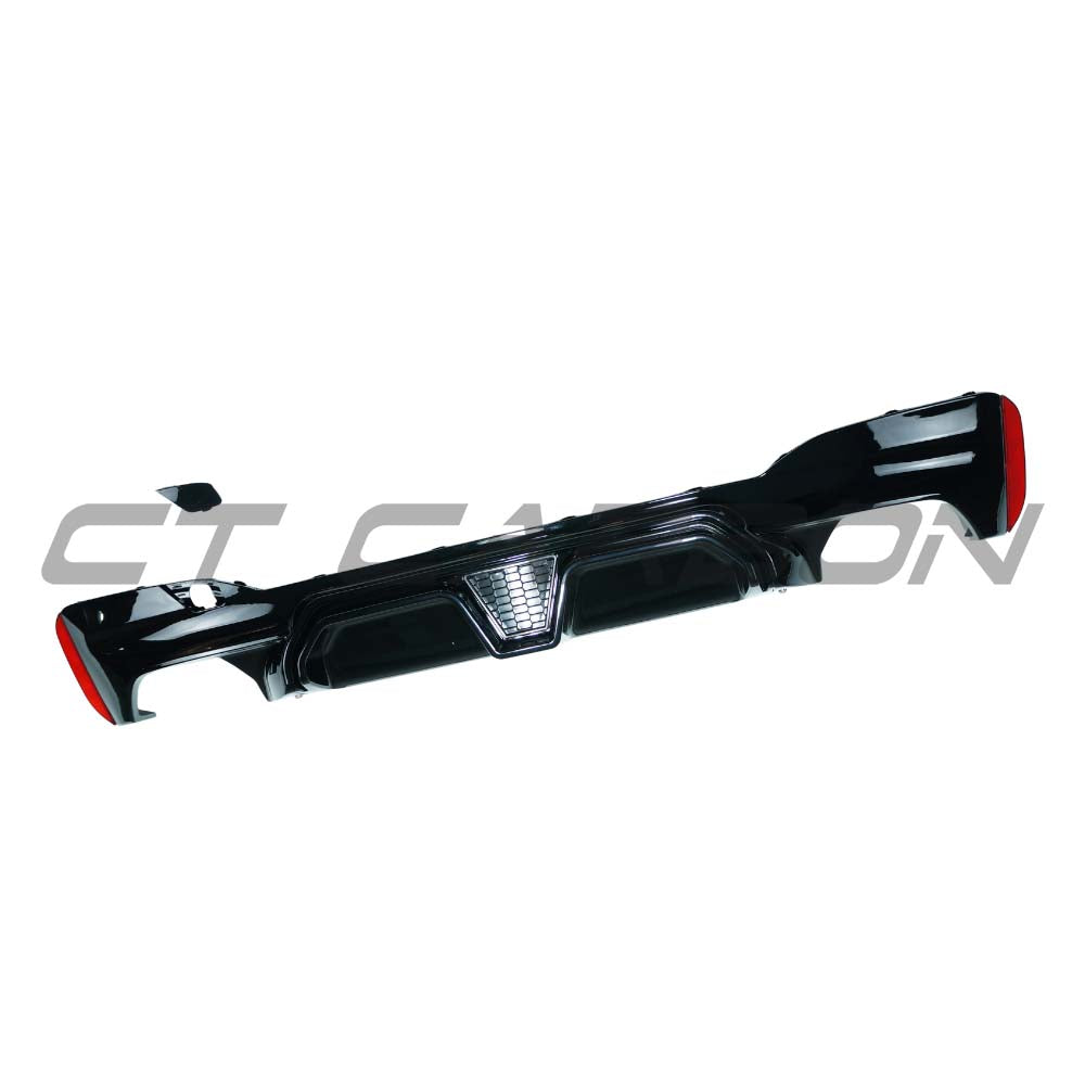 BMW 5 SERIES G30/G31 2017-2023 GLOSS BLACK DIFFUSER - CS