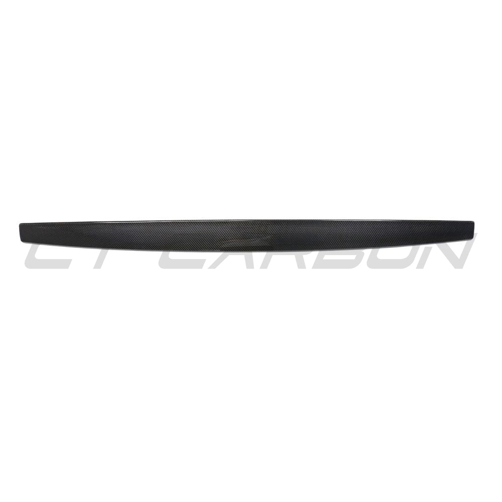 TESLA MODEL 3 2017-2023 CARBON FIBRE DASHBOARD TRIM STICK ON-Accessories-CT CARBON-CT Carbon - High-quality carbon fiber and gloss black aerodynamic parts for premium sports and luxury vehicles.