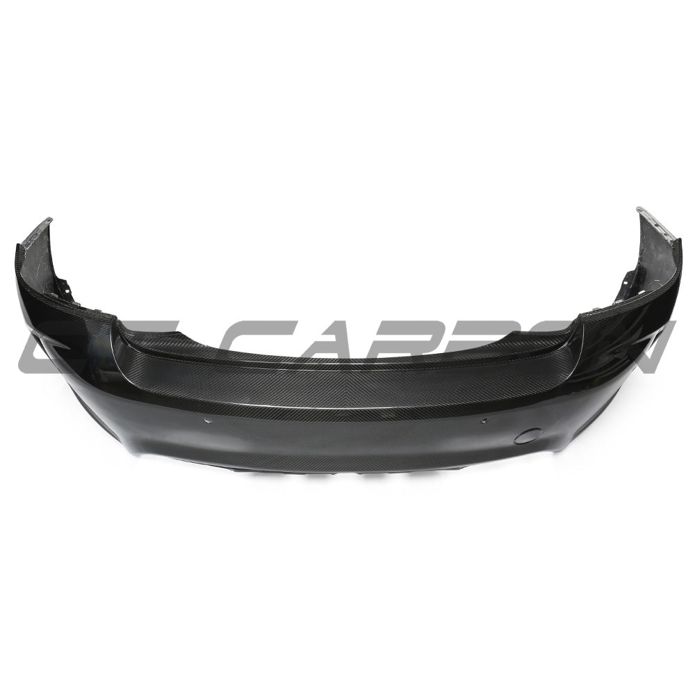 BMW F87 M2/M2C CARBON PRE-PREG FIBRE REAR BUMPER-Bumper-CT CARBON-CT Carbon - High-quality carbon fiber and gloss black aerodynamic parts for premium sports and luxury vehicles.