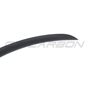 TESLA MODEL S 2013+ MATTE CARBON FIBRE SPOILER - V1-Spoiler-CT CARBON-CT Carbon - High-quality carbon fiber and gloss black aerodynamic parts for premium sports and luxury vehicles.